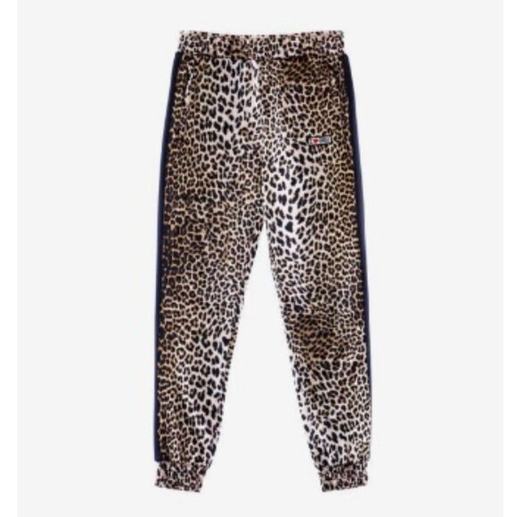 EUC Giambattista Valli x H&M Leopard Print Jogger Pants M